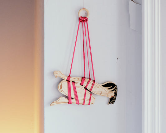 Wooden Shibari Suspension Art #3