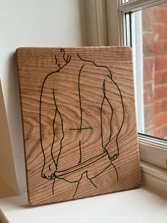 Male serving board #2